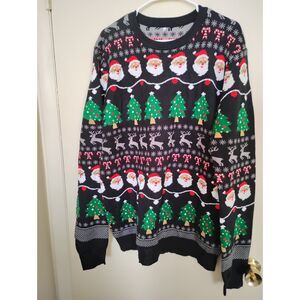 Women's Christmas Sweater size 2X HO! HO! HO!